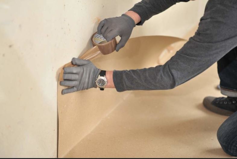 Прес картон для захисту підлоги та стін